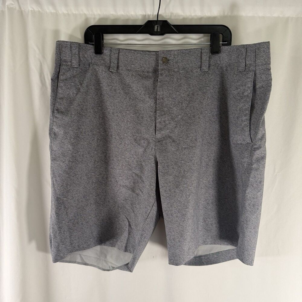 Callaway Golf Shorts Men's 40 Grey Flat Front Slash Pocket 9" Inseam